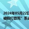 2024年05月22日快讯 熊猫中心：“旅泰大熊猫‘林惠’是被殴打致死”系谣言
