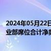 2024年05月22日快讯 龙虎榜丨南京化纤今日跌停，上榜营业部席位合计净卖出2885.29万元
