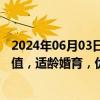 2024年06月03日快讯 绍兴两部门倡议：尊重生育的社会价值，适龄婚育，优生优育