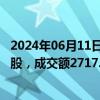 2024年06月11日快讯 佰维存储今日大宗交易折价成交50万股，成交额2717.3万元