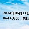 2024年06月11日快讯 民和股份：5月商品代鸡苗销售收入7064.6万元，同比增44.23%