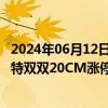 2024年06月12日快讯 苹果概念股盘初走高，智信精密 杰美特双双20CM涨停