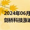 2024年06月18日快讯 CPO概念股反复活跃，剑桥科技涨逾6%