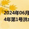 2024年06月24日快讯 黑龙江穆棱河发生2024年第1号洪水