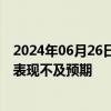 2024年06月26日快讯 完美世界回应裁员：确实有部分产品表现不及预期