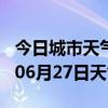 今日城市天气预报-阳泉天气预报阳泉2024年06月27日天气