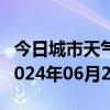 今日城市天气预报-黄平天气预报黔东南黄平2024年06月27日天气