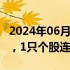 2024年06月27日快讯 今日1只个股连涨10天，1只个股连涨9天