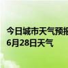 今日城市天气预报-康巴什天气预报鄂尔多斯康巴什2024年06月28日天气