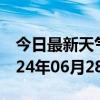 今日最新天气情况-陵城天气预报德州陵城2024年06月28日天气