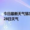 今日最新天气情况-多伦天气预报锡林郭勒多伦2024年06月28日天气