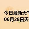 今日最新天气情况-青岛天气预报青岛2024年06月28日天气