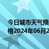 今日城市天气预报-那仁宝力格天气预报巴彦淖尔那仁宝力格2024年06月28日天气