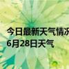 今日最新天气情况-阿巴嘎天气预报锡林郭勒阿巴嘎2024年06月28日天气