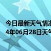 今日最新天气情况-喀喇沁左翼天气预报朝阳喀喇沁左翼2024年06月28日天气