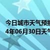 今日城市天气预报-额尔古纳天气预报呼伦贝尔额尔古纳2024年06月30日天气