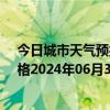 今日城市天气预报-那仁宝力格天气预报巴彦淖尔那仁宝力格2024年06月30日天气