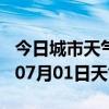 今日城市天气预报-海东天气预报海东2024年07月01日天气