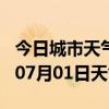 今日城市天气预报-吴忠天气预报吴忠2024年07月01日天气