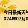 今日最新天气情况-米易天气预报攀枝花米易2024年07月01日天气