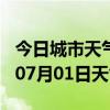 今日城市天气预报-商洛天气预报商洛2024年07月01日天气