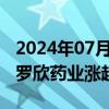 2024年07月01日快讯 创新药板块午后异动，罗欣药业涨超7%