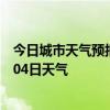 今日城市天气预报-张家川天气预报天水张家川2024年07月04日天气