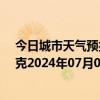 今日城市天气预报-巴音布鲁克天气预报巴音郭楞巴音布鲁克2024年07月06日天气