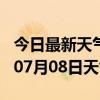 今日最新天气情况-亳州天气预报亳州2024年07月08日天气