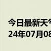 今日最新天气情况-江油天气预报绵阳江油2024年07月08日天气