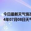 今日最新天气情况-吉木萨尔天气预报昌吉回族吉木萨尔2024年07月08日天气