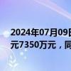 2024年07月09日快讯 立昂微：预计上半年净亏损5950万元7350万元，同比转亏