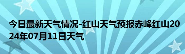 今日最新天气情况