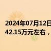 2024年07月12日快讯 神马股份：预计上半年归母净利润4842.15万元左右，同比扭亏