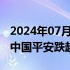 2024年07月16日快讯 港股保险股多数下跌，中国平安跌超5%