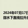 2024年07月17日快讯 午后半导体设备板块异动拉升，芯源微水下直线拉升涨近8%