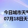 今日城市天气预报-河源天气预报河源2024年07月18日天气