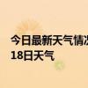 今日最新天气情况-田家庵天气预报淮南田家庵2024年07月18日天气