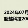 2024年07月26日快讯 环保股盘初集体走高，超越科技20CM涨停