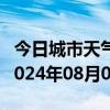 今日城市天气预报-呼兰天气预报哈尔滨呼兰2024年08月01日天气