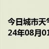 今日城市天气预报-红星天气预报伊春红星2024年08月01日天气