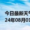 今日最新天气情况-万年天气预报上饶万年2024年08月01日天气