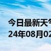 今日最新天气情况-东至天气预报池州东至2024年08月02日天气