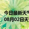 今日最新天气情况-清远天气预报清远2024年08月02日天气