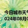 今日城市天气预报-槐荫 天气预报济南槐荫 2024年08月03日天气