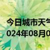 今日城市天气预报-无极天气预报石家庄无极2024年08月02日天气