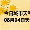 今日城市天气预报-绥化天气预报绥化2024年08月04日天气