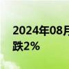 2024年08月05日快讯 印度Nifty 50指数下跌2%