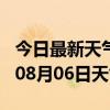 今日最新天气情况-安庆天气预报安庆2024年08月06日天气