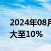 2024年08月06日快讯 日本东证指数涨幅扩大至10%